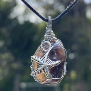 Starfish Wrapped Pendant