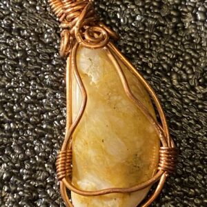 Wire Wrapped Stone Pendant
